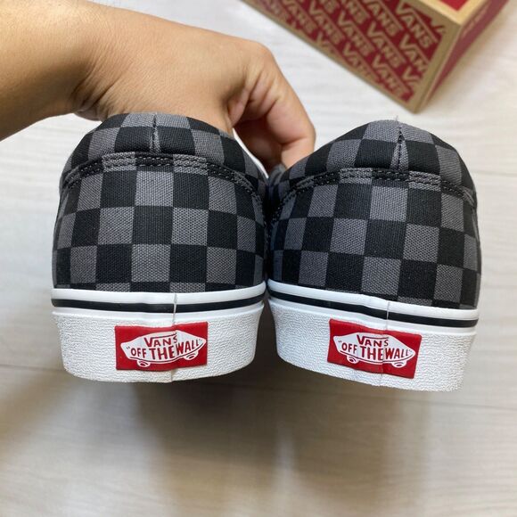 VANS OFF THE WALL MEN\'S 7.5 GRAY CHECKERED DOHENY CLASSIC SHOES MENS SIZE 11 main image 10